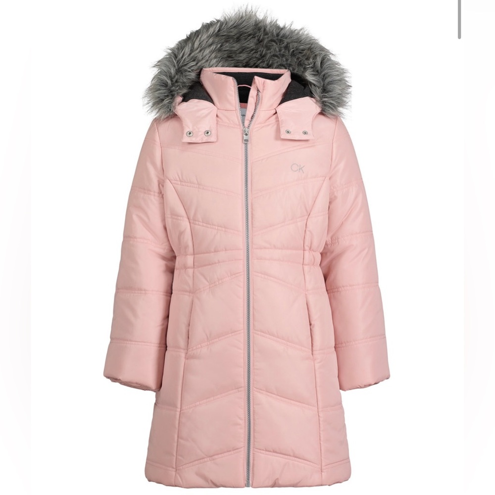 Calvin Klein Toddler/Little/Big Girls Aerial Jacket